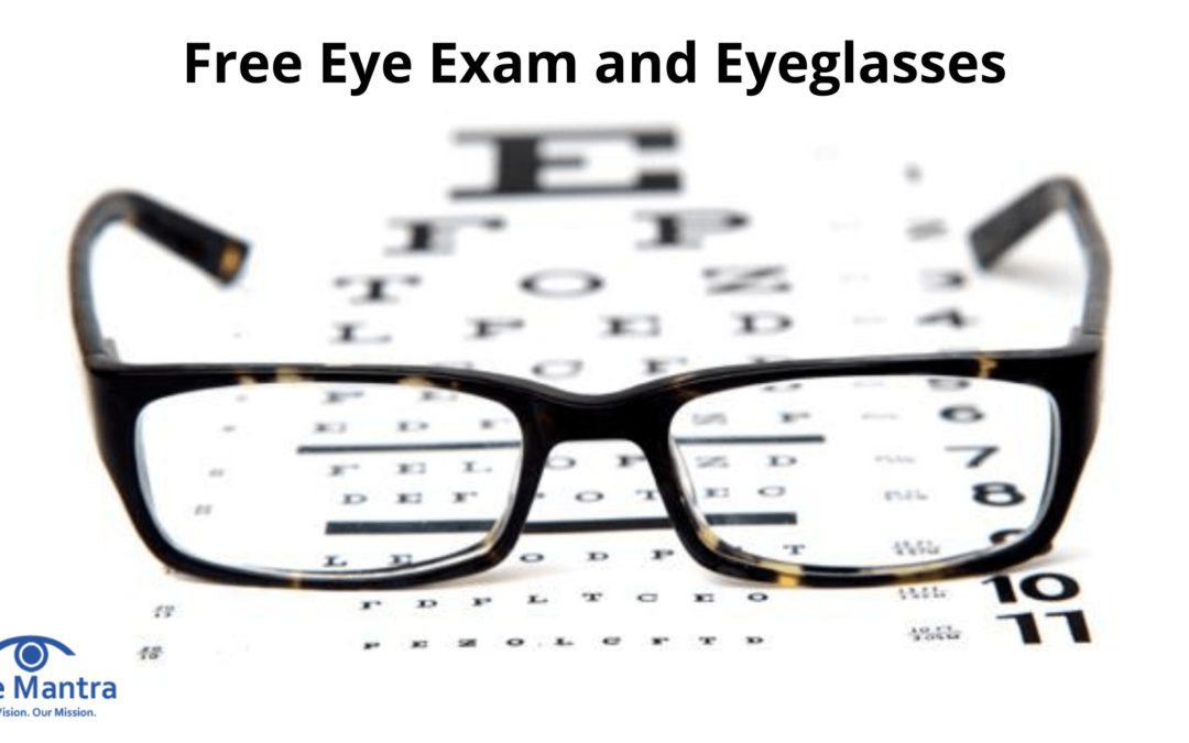 cheap eye exam with glasses