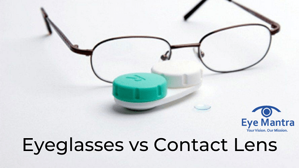 Eyeglasses vs Contact Lens